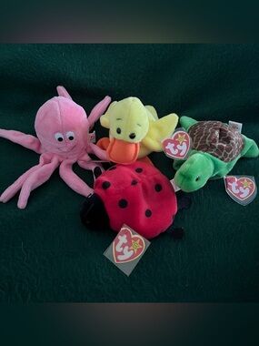 1993 NWT Ty Beanie Babies Lot Of 4